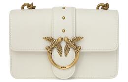 Просто кожаная сумка через плечо Grain для женщин белый Pinko, Set (Bag+Dust Bag) 1p22jj-y7sp-z14q