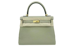 Сумка Kelly Togo из телячьей кожи, Regular, женская, Q1, Sauge, Sage Green Hermes, Z Stamp h044624ccq1