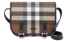 Хлопковая наплечная сумка унисекс коричневая Burberry, Gift Set(Set+Box+Shopping Bag) 8052804