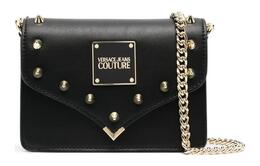 Полиэстер, полиуретан, сумка через плечо, кроссбоди, женская, black Versace, Set (Bag+Dust Bag) 73va4be3-zs412-899