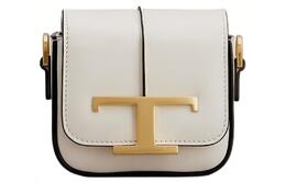 Сумка-мессенджер из натуральной кожи, кроссбоди, мини-плечевая сумка для женщин white Tod's, Gift Set(Set+Box+Shopping Bag) xbwtsar0000ror白色