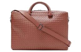 Кожаная сумка из коровьей кожи, наплечная сумка, портфель мужской красно-коричневый Bottega Veneta, Set (Bag+Dust Bag) 354386vq1316329