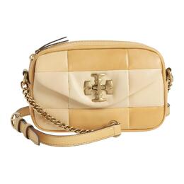 Кожаная сумка для фотоаппарата Kira, кроссбоди, мини-сумка через плечо для женщин, желтый и хаки Tory Burch, Set (Bag+Dust Bag) 88096-727