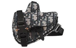 Седло косая печать седло сумка, кроссбоди, плечевая сумка мужская Christian Dior, Set (Bag+Dust Bag) 2adca441yky-h27e