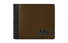 Hudson Leather кардхолдер, монетница, кошелек маленький мужской оливковый Michael Kors, Set (Bag+Box) 39h1lhdf1u-333