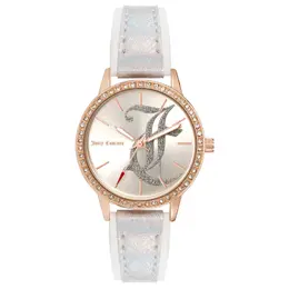 Juicy Couture White Plastic Dress Watch jcjc1292rgsiac