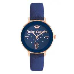 Juicy Couture Blue Plastic Dress Watch jcjc1264rgnvac