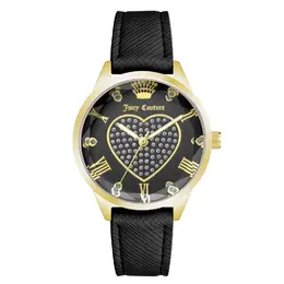 Juicy Couture Black Plastic Dress Watch jcjc1300gpbkac