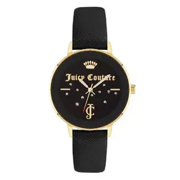 Juicy Couture Black Plastic Dress Watch jcjc1264gpbkac