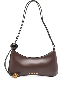 Jacquemus-Le Bisou Perle Leather Shoulder Bag-Donna 53168474784084