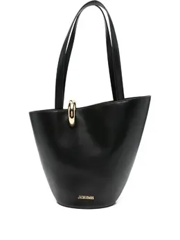 Jacquemus-Le Bambola Moyen Leather Bucket Bag-Donna 53168484647252