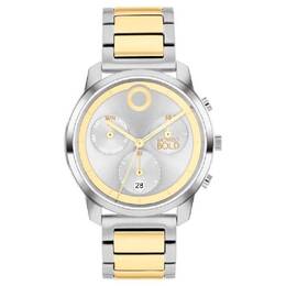 Movado Trend Element Chronograph Quartz Silver Dial Mens Watch 3601022