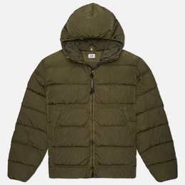 C.P. Company: Пуховик  Chrome R с капюшоном