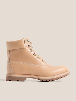 Timberland: Бежевые ботинки 