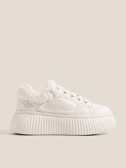 Karl Lagerfeld: Бежевые кроссовки 