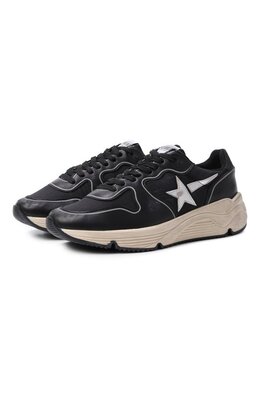 Golden Goose Deluxe Brand: Чёрные кроссовки  Running Sole