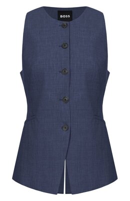 BOSS: Жилет из шерсти 