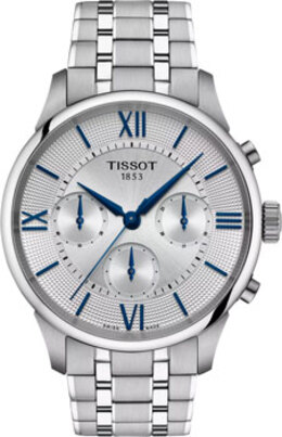 Швейцарские наручные мужские часы Tissot T139.462.11.038.00. Коллекция Chemin des Tourelles w251165