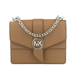 Michael Kors Bicolor Leather Shoulder Bag mk32t1sgrc1ldriftwoodac