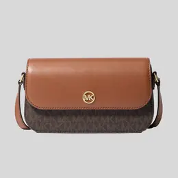 Michael Kors Brown Leather Crossbody Bag mk35f4gtvc1bbrownac