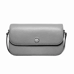 Michael Kors Gray Leather Crossbody Bag mk35f4stvc1lpearlgreyac