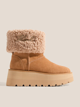 Karl Lagerfeld: Светлые угги 