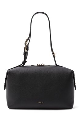 Furla: Чёрная сумка 