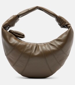 Мини-сумка через плечо Fortune Croissant из кожи Lemaire, Dark Khaki p01056968 | dark khaki