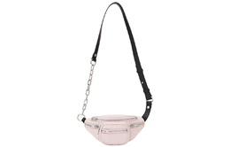 Аттика овчина одно плечо кроссбоди сумка, слинг сумка, фанни пак мини женская розовая Alexander Wang, Set (Bag+Dust Bag) 20c120r123