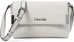 Сумка-трансформер Calvin Klein Key Item Signature Crossbody, Dove b0ftkhtkcr | dove