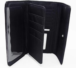 Женская сумка-клатч Tommy Hilfiger с принтом логотипа TH в виде чековой книжки - черно-белая, Black/White b0flkkw1cn | black/white