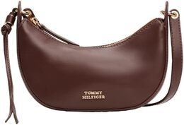 Сумка Tommy Hilfiger из кожи Mini Crescent со съемным ремешком через плечо, Rich Walnut b0f4mtcnwv | rich walnut