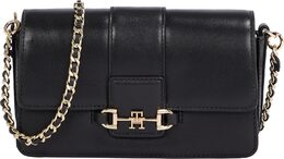 Сумка Tommy Hilfiger Heritage Leather с цепочным ремешком через плечо, Black b0ftyr41pm | black