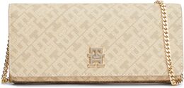 Женский клатч Tommy Hilfiger с монограммой и съемной цепочкой, Beige b0fvbmq8m6 | beige