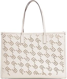 Большая сумка-тоут Tommy Hilfiger Monogram с магнитной застежкой, Ivory Petal b0f4mw5p75 | ivory petal