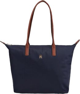 Большая сумка-тоут Tommy Hilfiger Popette на молнии, Space Blue b0ftgcq6cw | space blue