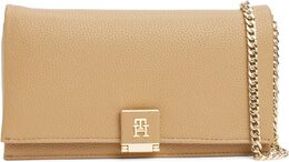 Сумка-клапан Tommy Hilfiger с цепочкой и съемным ремнем через плечо, Safari Canvas b0fvbdybhk | safari canvas