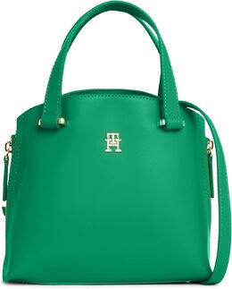 Женская современная сумка-тоут Tommy Hilfiger с застежкой-молнией, Ornamental Green b0fv3c6fm9 | ornamental green