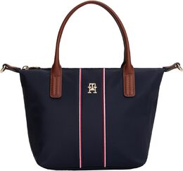 Сумка-тоут Tommy Hilfiger Popette Small со съемным ремнем через плечо, Space Blue Corp b0ftfkyhsc | space blue corp