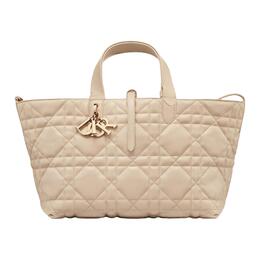 Сумка женская средняя из натуральной кожи коровы розово-бежевая Christian Dior m2821oshj-m51u