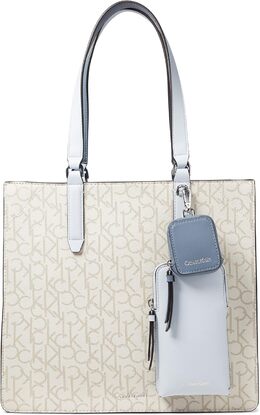 Calvin Klein Rounded Hobo, Vanilla/Khaki/Ice/Flintstone b0ftk3p19l | vanilla/khaki/ice/flintstone