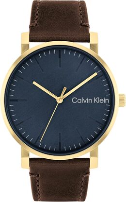 Мужские кварцевые часы Calvin Klein Slate - подарок для него, Blue Brown b0f32y9n94 | blue brown