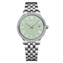 Raymond Weil Toccata Quartz Diamond Green Dial Ladies Watch 5385-sts-00520