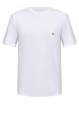 STEFANO RICCI: Белая футболка 