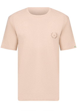 STEFANO RICCI: Бежевая футболка 