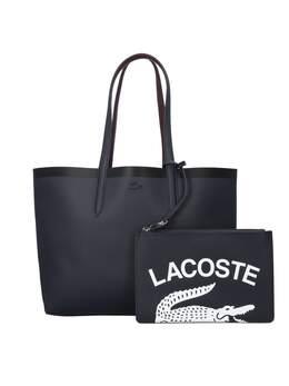 Сумка-шоппер Core Essentials Anna 35 см с тиснением под крокодила Lacoste 6922612 | abimes croc emboss
