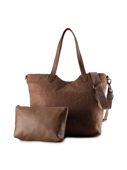 Сумка-шоппер Courmayeur 34 см цвета каммелло Valentino 6969759 | cammello