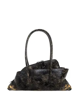 Малая сумка-тоут La Passeggiata с верхней ручкой и молнией The Attico, черный 32626565 | черный