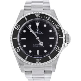 Pre-owned Rolex Submariner Black Dial Mens Watch 14060m