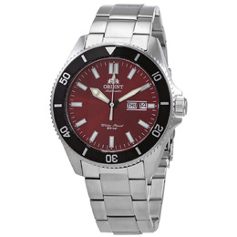 Orient Kanno Automatic Red Dial Mens Watch ra-aa0915r19b
